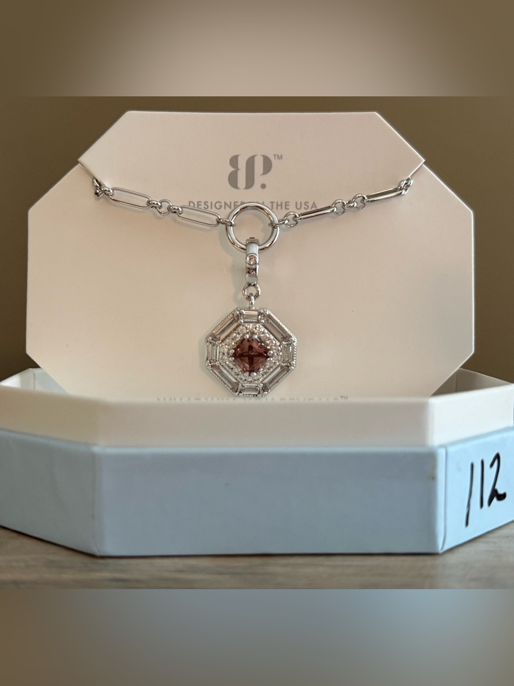 Bomb Party OG Necklace “You’re A Lucky Girl” Brand New! #113